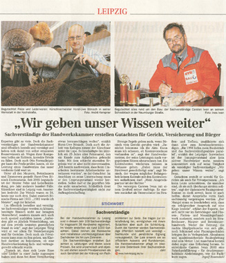 Pressebericht "Leipziger Volkszeitung" vom 14.06.2007